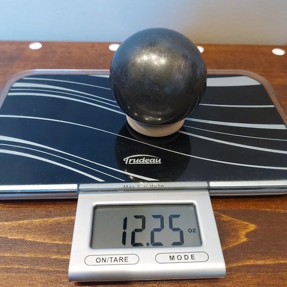 🔥 Sale 🔥 Volcanic Basalt Sphere w/ Stand - 0.76 - Final Price - Picture 6 of 6